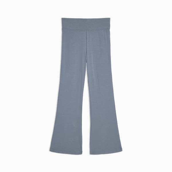 Class Pack Big Kids' High Waist Flared Leggings, COOL BLUE, extralarge