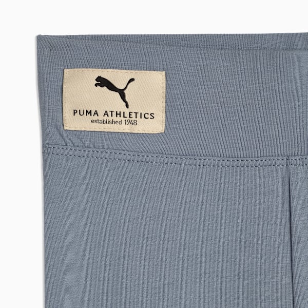 Legging évasé taille haute Enfant et adolescent, COOL BLUE, extralarge