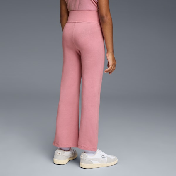 Class Pack Big Kids' High Waist Flared Leggings, POISED PINK, extralarge