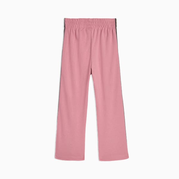 Pants de pierna ancha en tejido de rizo francés Class Pack para niñas pequeñas., POISED PINK, extralarge