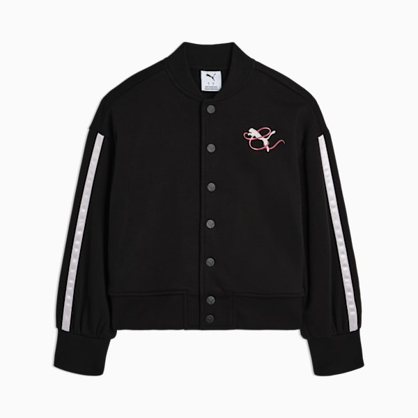 Veste de course en molleton Bow Society Enfant et adolescent, PUMA BLACK, extralarge