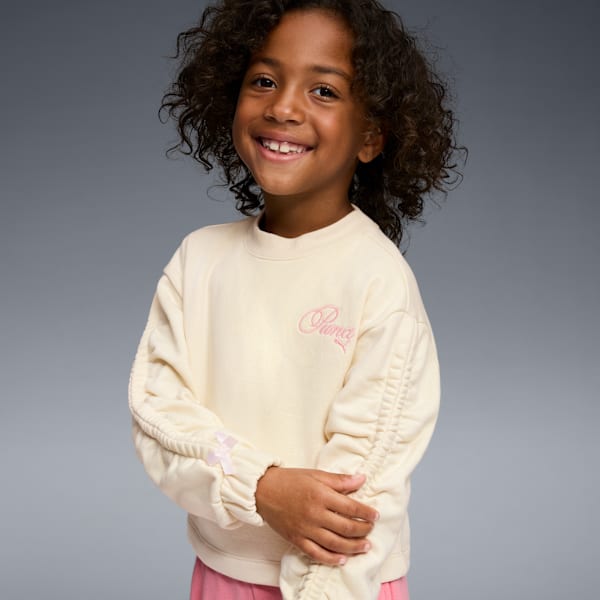 Bow Society Big Kids' Fleece Crewneck Sweatshirt, ALPINE SNOW, extralarge