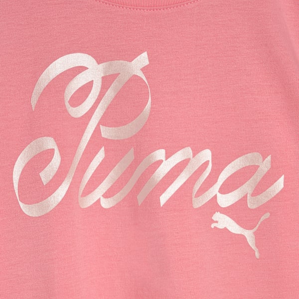 Playera de jersey de algodón Bow Society para niños pequeños, PINKSCAPE, extralarge