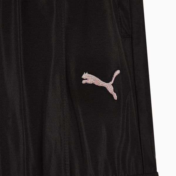 Bow Society Little Kids' Wide Leg Cargo Pants, PUMA BLACK, extralarge