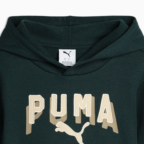 Sudadera con capucha de tejido polar Class Pack infantil, GREEN TERRAIN, extralarge