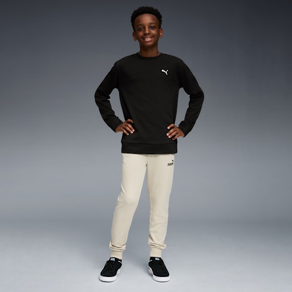 Class Pack Big Kids' Fleece Crewneck Sweatshirt, PUMA BLACK, extralarge