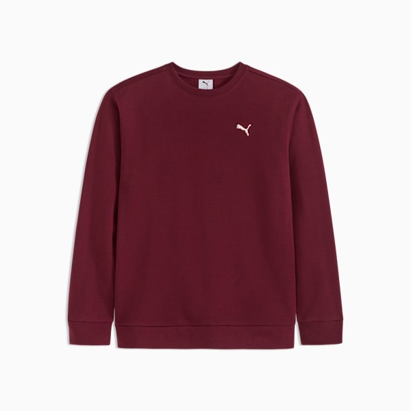 Class Pack Big Kids' Fleece Crewneck Sweatshirt, RUBY SHIMMER, extralarge