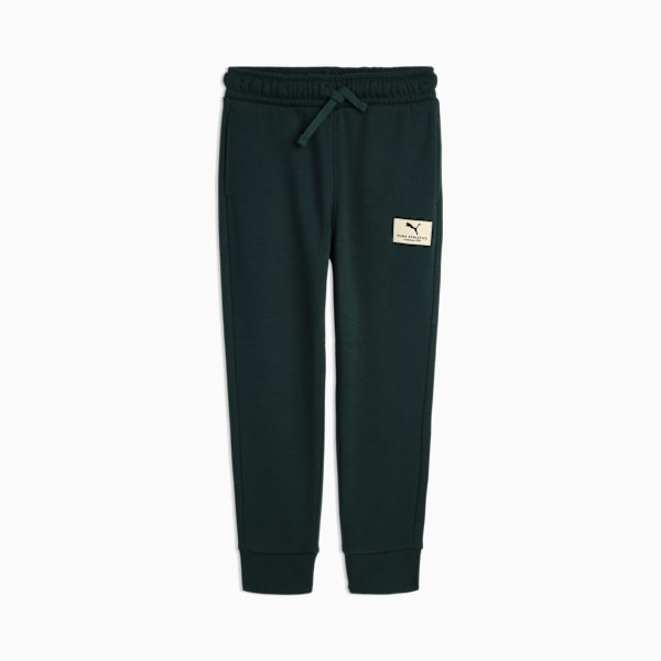 Class Pack Little Kids' Low Rise Fleece Joggers, GREEN TERRAIN, extralarge
