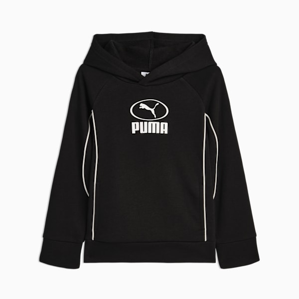 Chandail à capuchon en molleton Sport Pack Enfant et adolescent, PUMA BLACK, extralarge