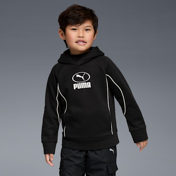 Sudadera con capucha Sport Pack para niños grandes, PUMA BLACK, extralarge