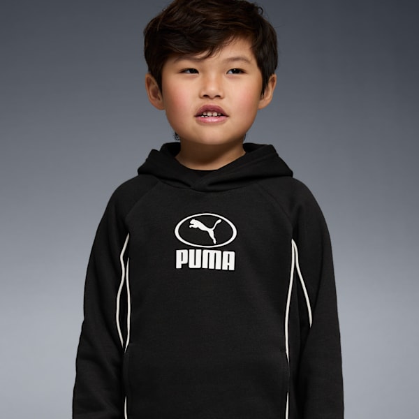 Sudadera con capucha Sport Pack para niños grandes, PUMA BLACK, extralarge