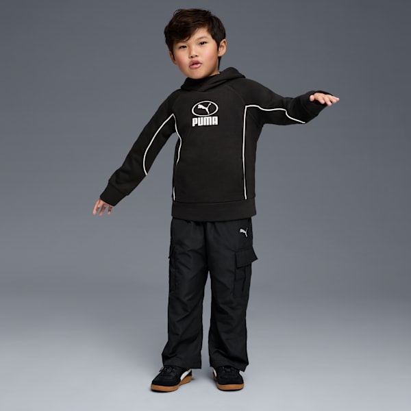 Sudadera con capucha Sport Pack para niños grandes, PUMA BLACK, extralarge