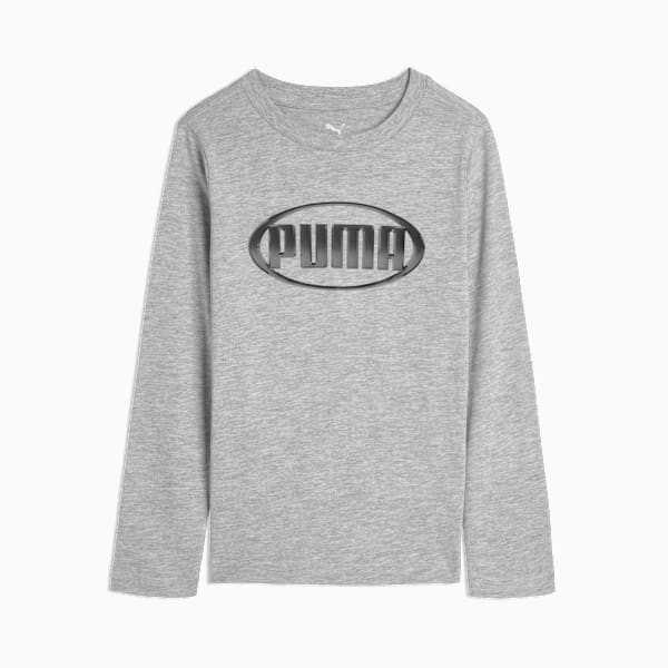 T-shirts à manches longues Sport Pack Enfant, LIGHT HEATHER GREY, extralarge