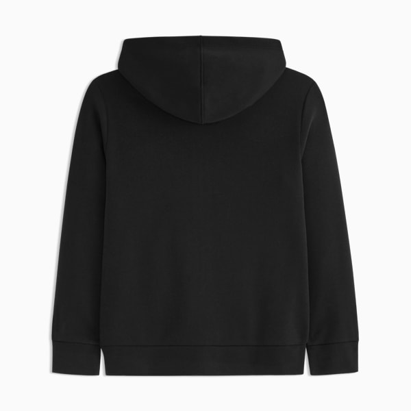 Basic Essentials Big Kids' Hoodie, PUMA BLACK, extralarge