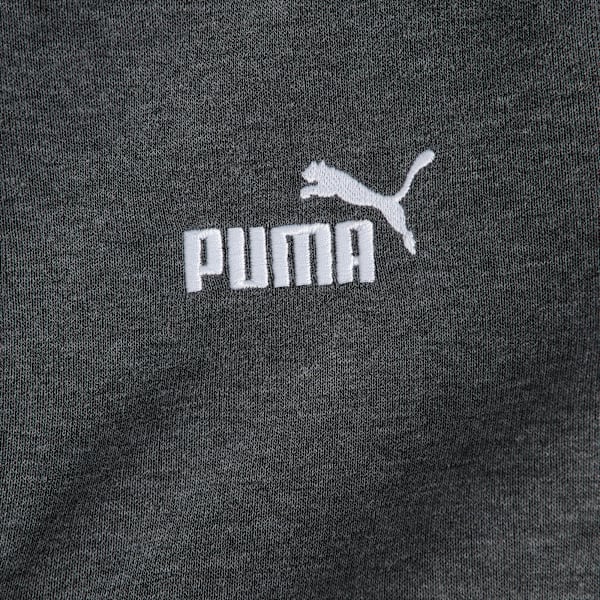PUMA Basics Big Kids' Hoodie, CHARCOAL HEATHER, extralarge