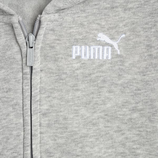 Basic Essentials Big Kids' Hoodie, LIGHT HEATHER GREY, extralarge
