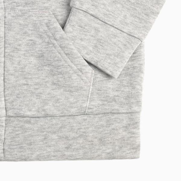 Basic Essentials Big Kids' Hoodie, LIGHT HEATHER GREY, extralarge