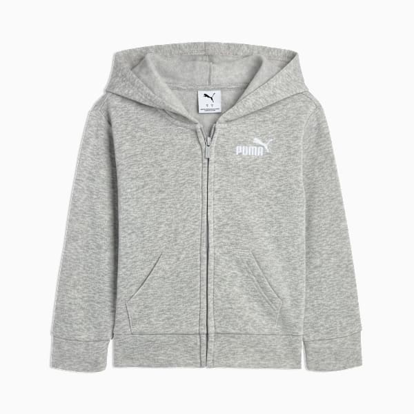 Basic Essentials Big Kids' Hoodie, LIGHT HEATHER GREY, extralarge