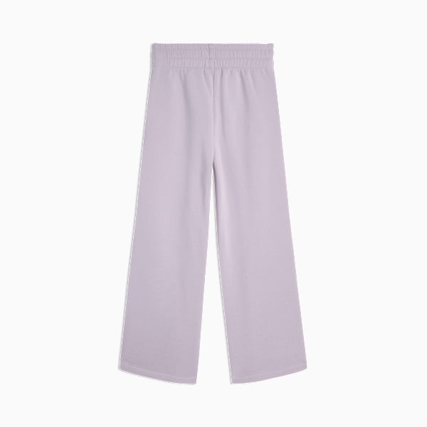 Basic Essentials Big Kids' Wide Leg Fleece Pants, LILAC CRUSH, extralarge