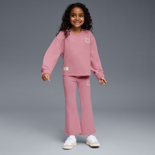 Polo de tejido waffle Class Pack para niños grandes, POISED PINK, extralarge