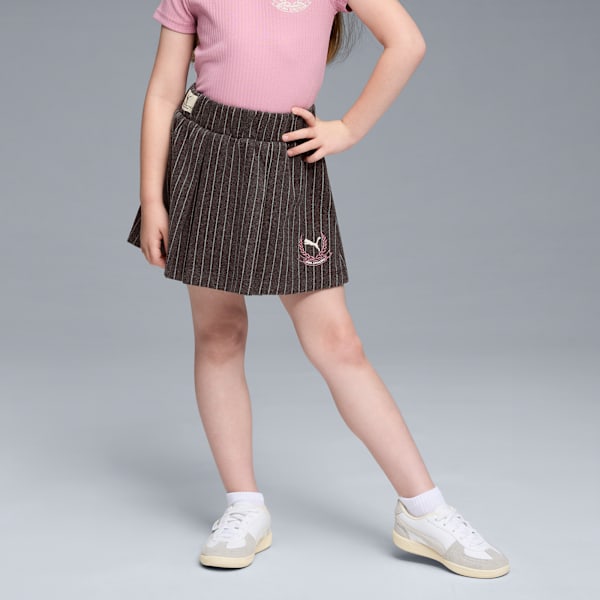 Class Pack Big Kids' Faux Wool Shorts, DUSKY GREY, extralarge