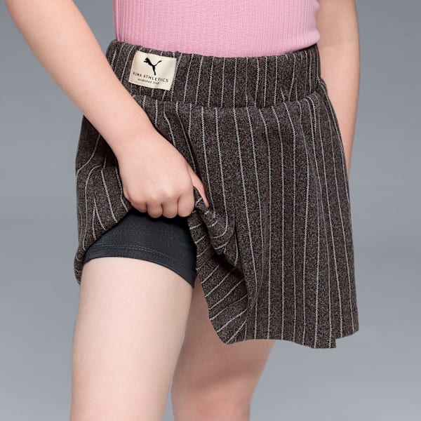 Class Pack Big Kids' Faux Wool Shorts, DUSKY GREY, extralarge