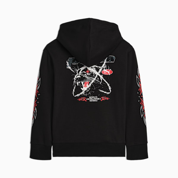 Essentials Big Kids' Fleece Hoodie, PUMA BLACK, extralarge