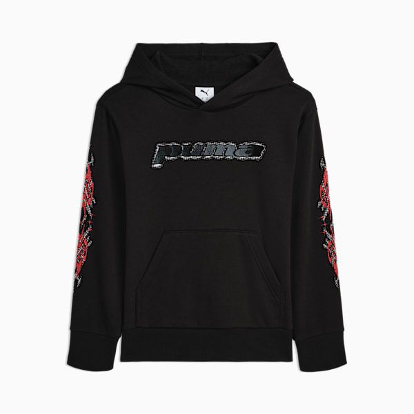 Essentials Big Kids' Fleece Hoodie, PUMA BLACK, extralarge