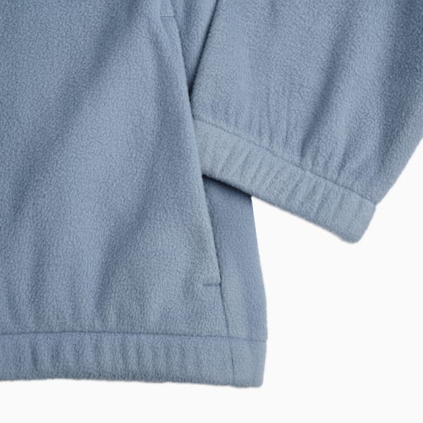 Embossed Big Kids' Microfleece Jacket, COOL BLUE, extralarge