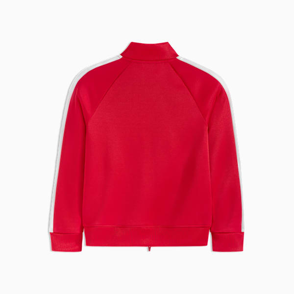 T7 Little Kids' Heavyweight Track Jacket, FOR ALL TIME RED, extralarge