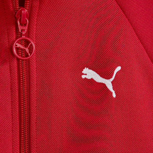 T7 Little Kids' Heavyweight Track Jacket, FOR ALL TIME RED, extralarge