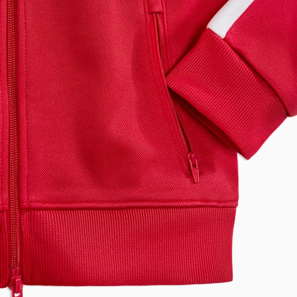 T7 Little Kids' Heavyweight Track Jacket, FOR ALL TIME RED, extralarge