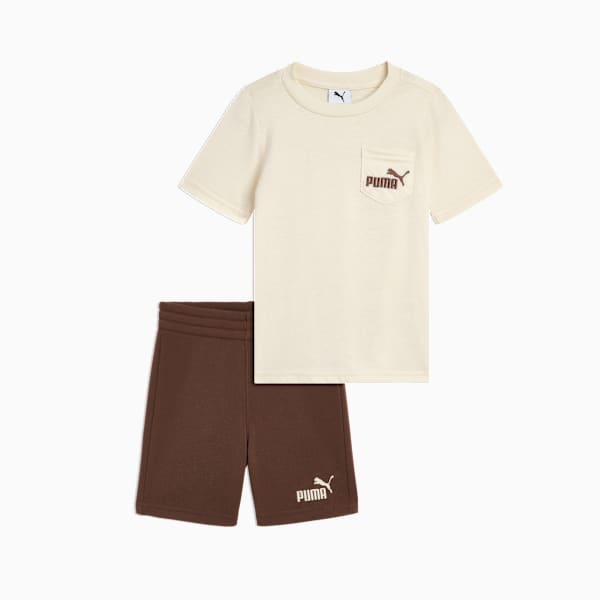 Matching Sets Toddlers' Tee and Fleece Shorts, ALPINE SNOW, extralarge