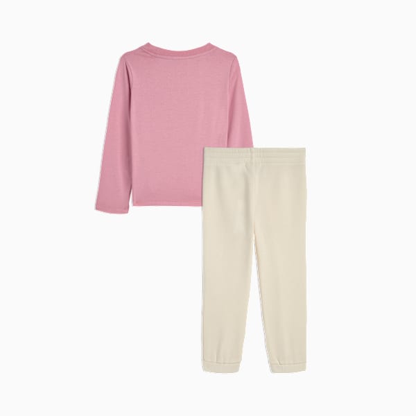 Matching Sets Toddlers' Long Sleeve Tee and Joggers, POISED PINK, extralarge