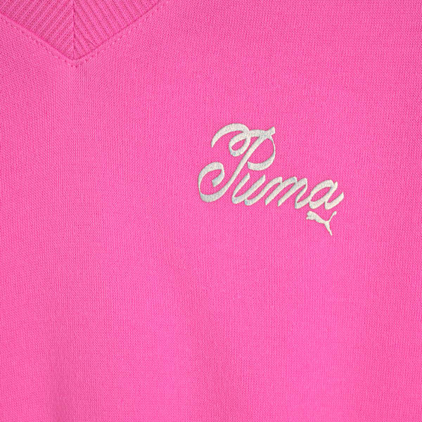 Matching Sets Toddlers' Fleece Sweatshirt and Shorts, PINK PIXEL, extralarge