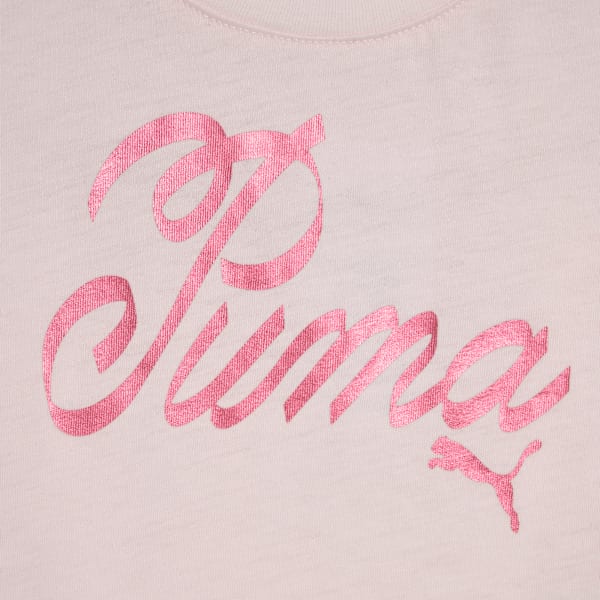 Conjuntos a juego de sudadera, playera y falda short para infantes, PUMA BLACK, extralarge