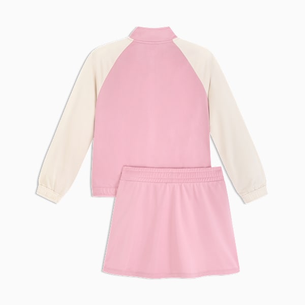 Matching Sets Toddlers' Track Jacket and Skort, POISED PINK, extralarge