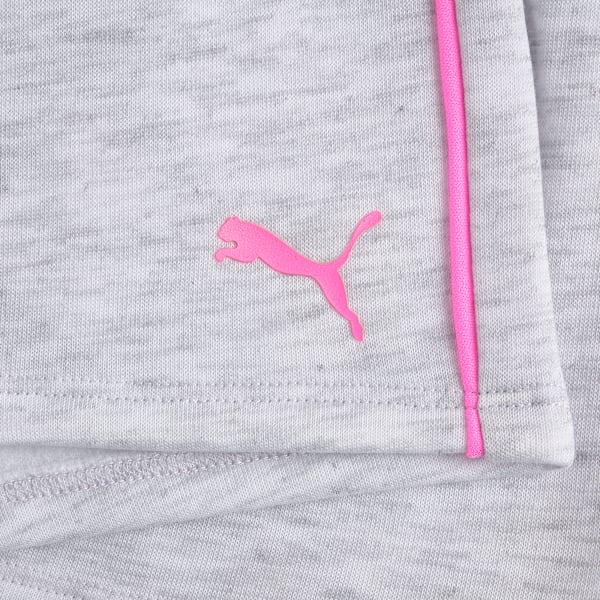Conjuntos a juego de sudadera con capucha y shorts de tejido polar para infantes, PINK PIXEL, extralarge
