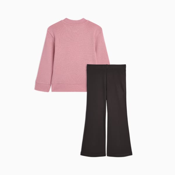 Matching Sets Toddlers' Fleece Jacket and Flare Leggings, POISED PINK, extralarge