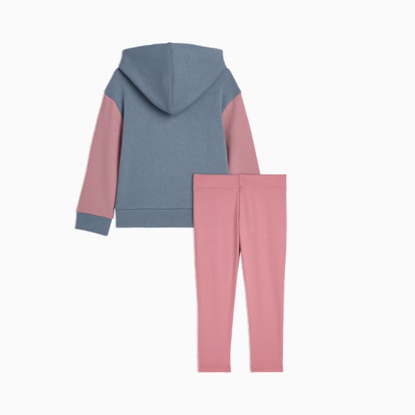Ensembles assortis chandail en molleton et legging Bébé, COOL BLUE, extralarge
