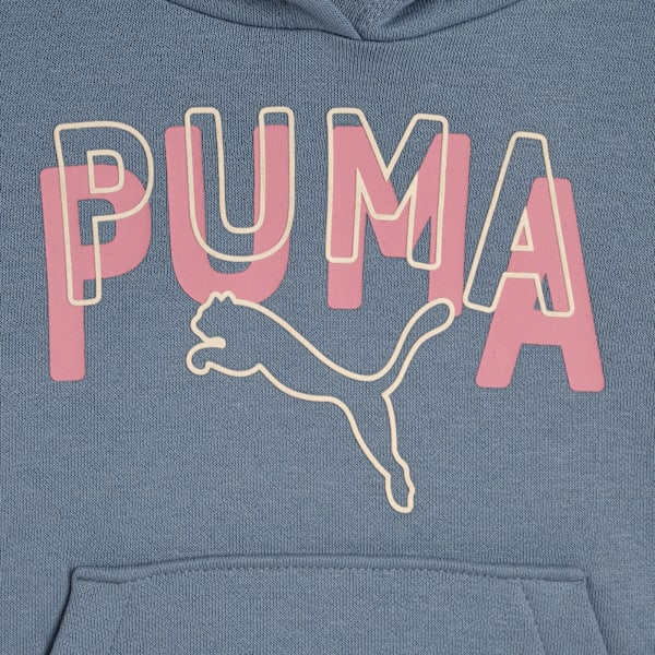 Conjuntos a juego de sudadera de tejido polar y leggings para infantes, COOL BLUE, extralarge