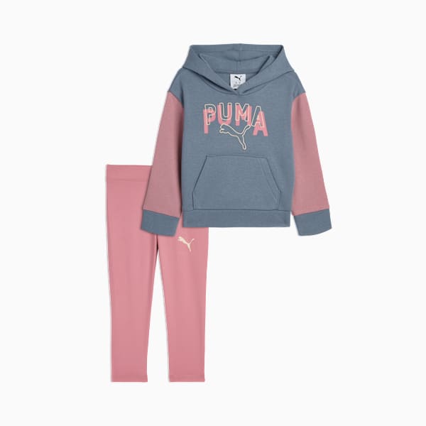 Ensembles assortis chandail en molleton et legging Bébé, COOL BLUE, extralarge