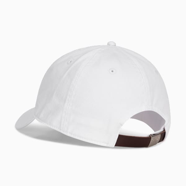 Palermo Dad Adjustable Cap, WHITE/RED, extralarge