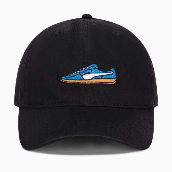 Palermo Dad Adjustable Cap, BLACK/BLUE, extralarge
