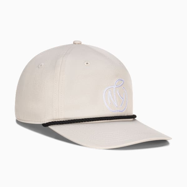 NY Apple Flat Brim Adjustable, IVORY, extralarge