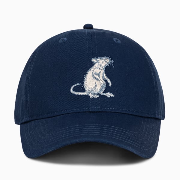 NYC Rat Adjustable Cap, NAVY, extralarge