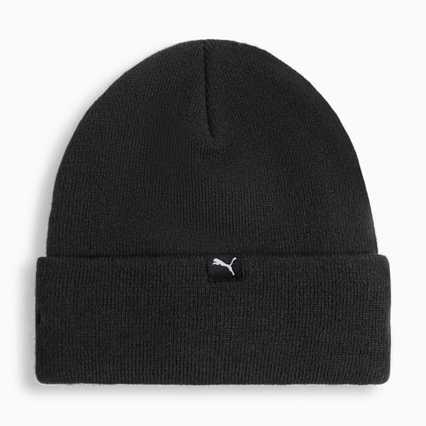 Tonal Rib Cuff Beanie Unisex, BLACK, extralarge