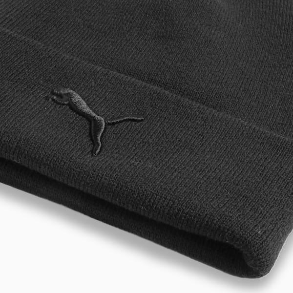 Tonal Rib Cuff Beanie Unisex, BLACK, extralarge