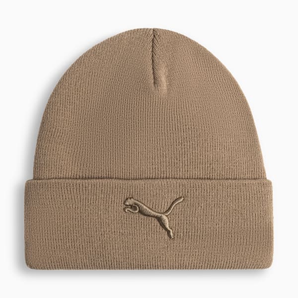 Tonal Rib Cuff Beanie Unisex, TAN COMBO, extralarge