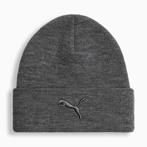 Tonal Rib Cuff Beanie Unisex, DARK GREY, extralarge